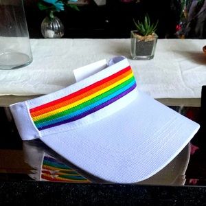 White Pride Visor